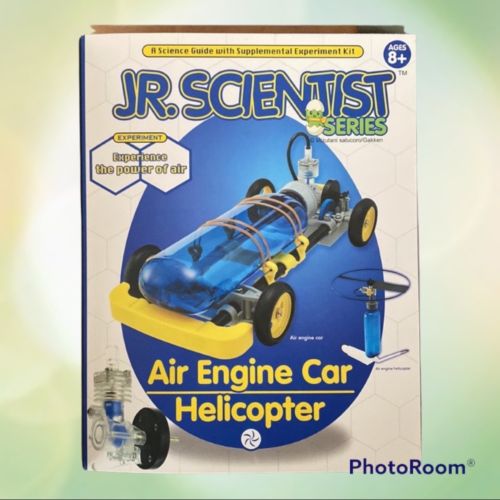 Jr. Scientist Series Compressed Air Powered Car Helicopter Kit